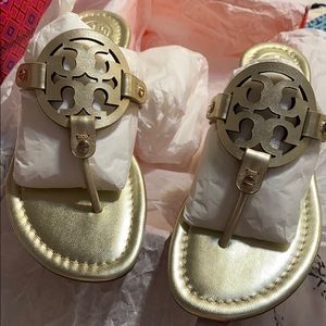 Tory Burch Shoes - NIB Tory Burch Miller Spark Gold Tory Burch Shoes - NIB Tory Burch Miller Spark Gold